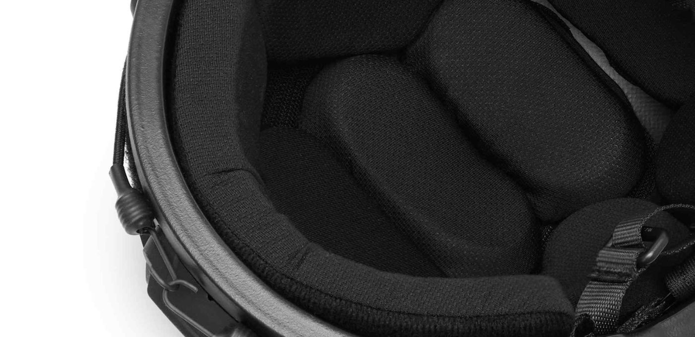 Ballistic helmet padding PGD 10-pad helmet liner