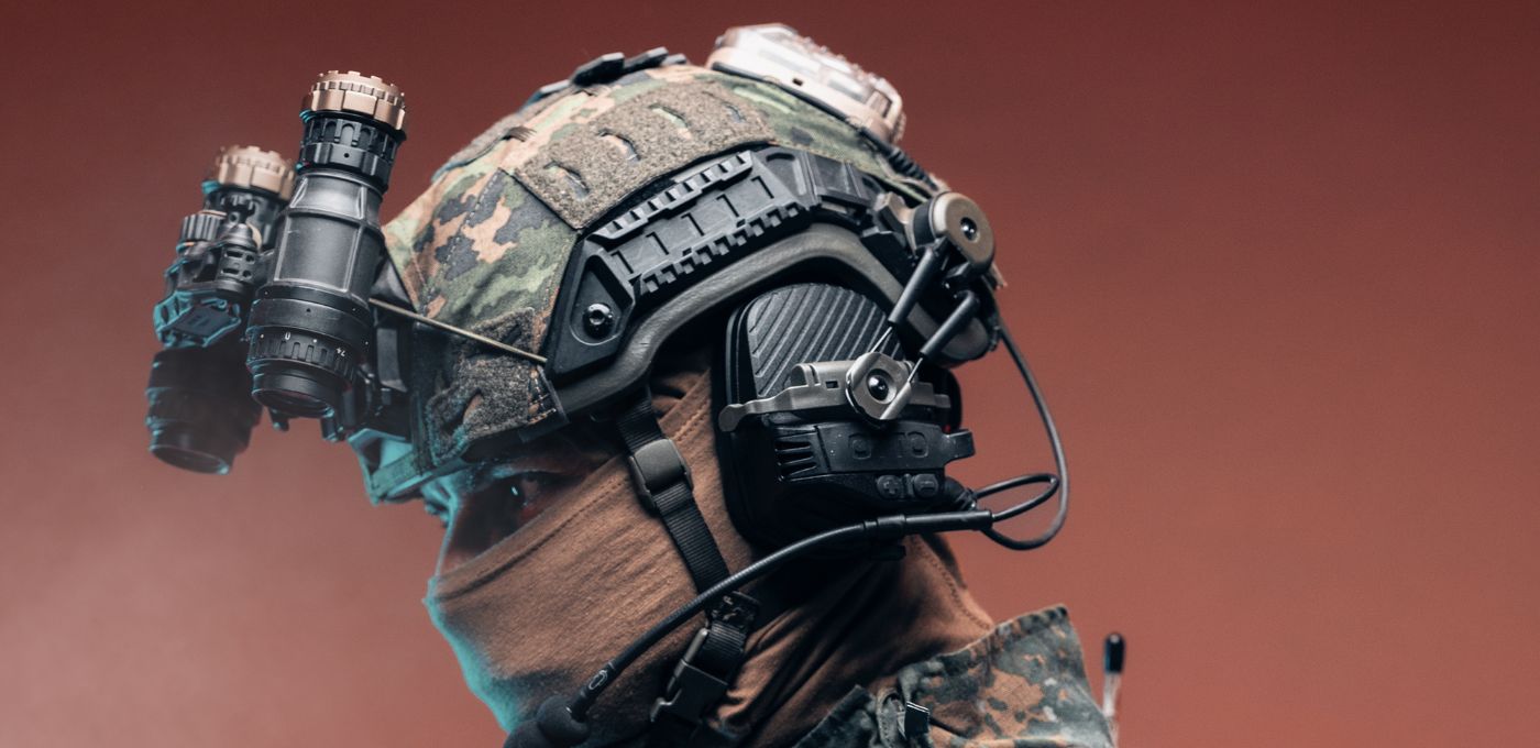 PGD ARCH Gen 3 helmet with accessories